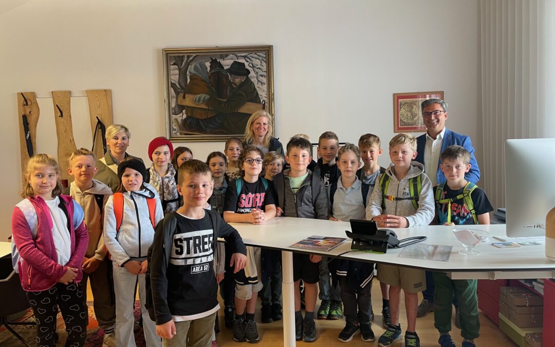 Besuch beim Bürgermeister